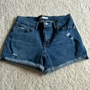 Levi mid length shorts
